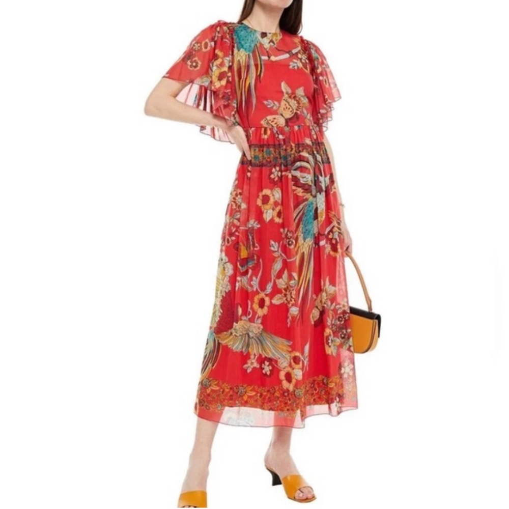 Nwot Red Valentino Paradise Of Bird Dress